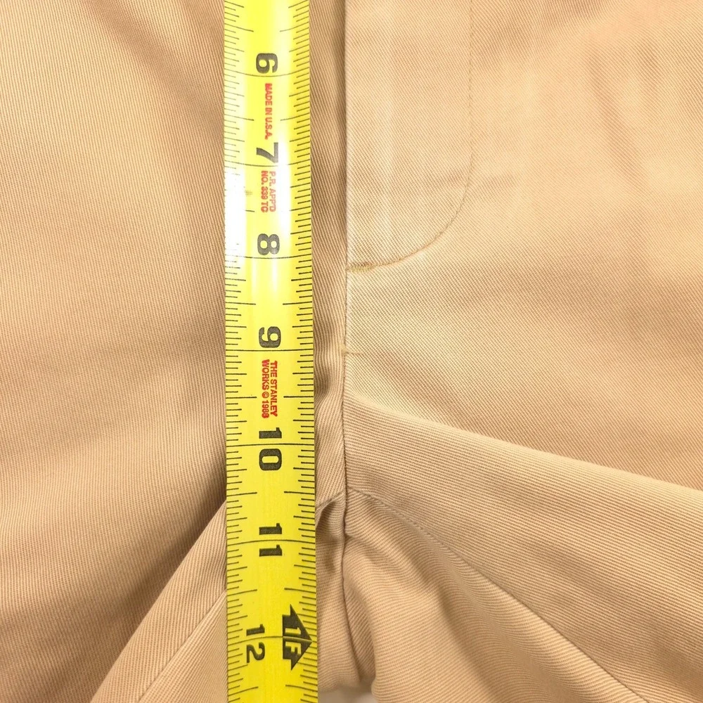 Brooks Brothers Men Chino Pants Clark 35x30 Khaki Advantage Stretch Straight Leg